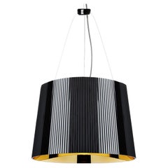 Ge' Suspension Lamp in Black Golden by Ferruccio Laviani 