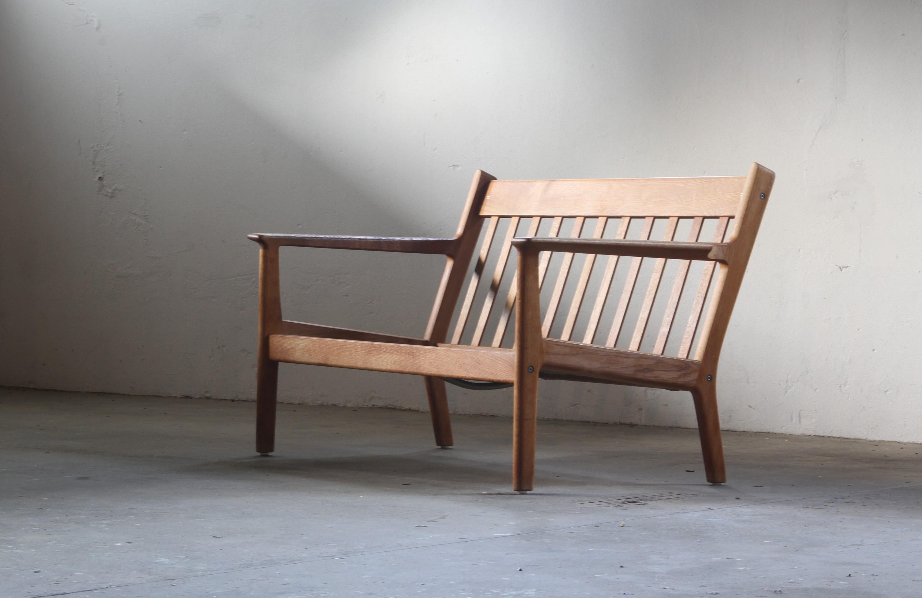 Sofá GE265 de Hans J. Wegner y GETAMA, Roble Años 60 en venta 7
