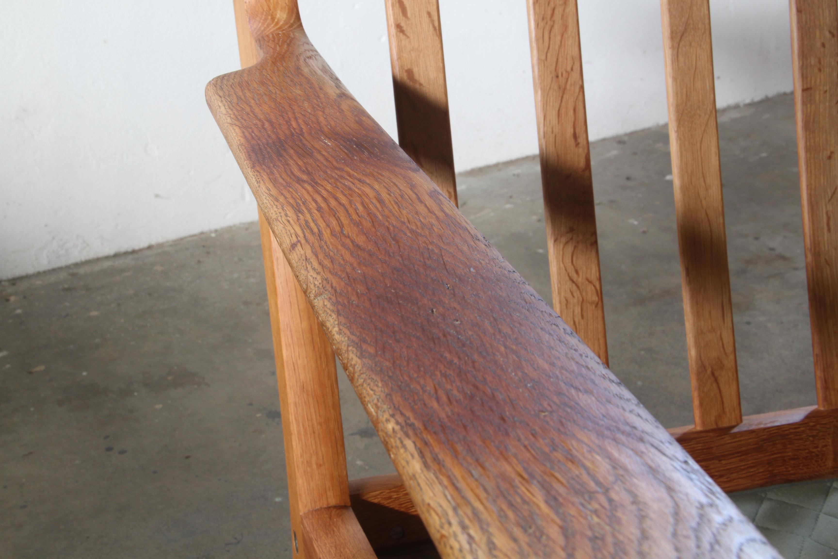 Sofá GE265 de Hans J. Wegner y GETAMA, Roble Años 60 en venta 8