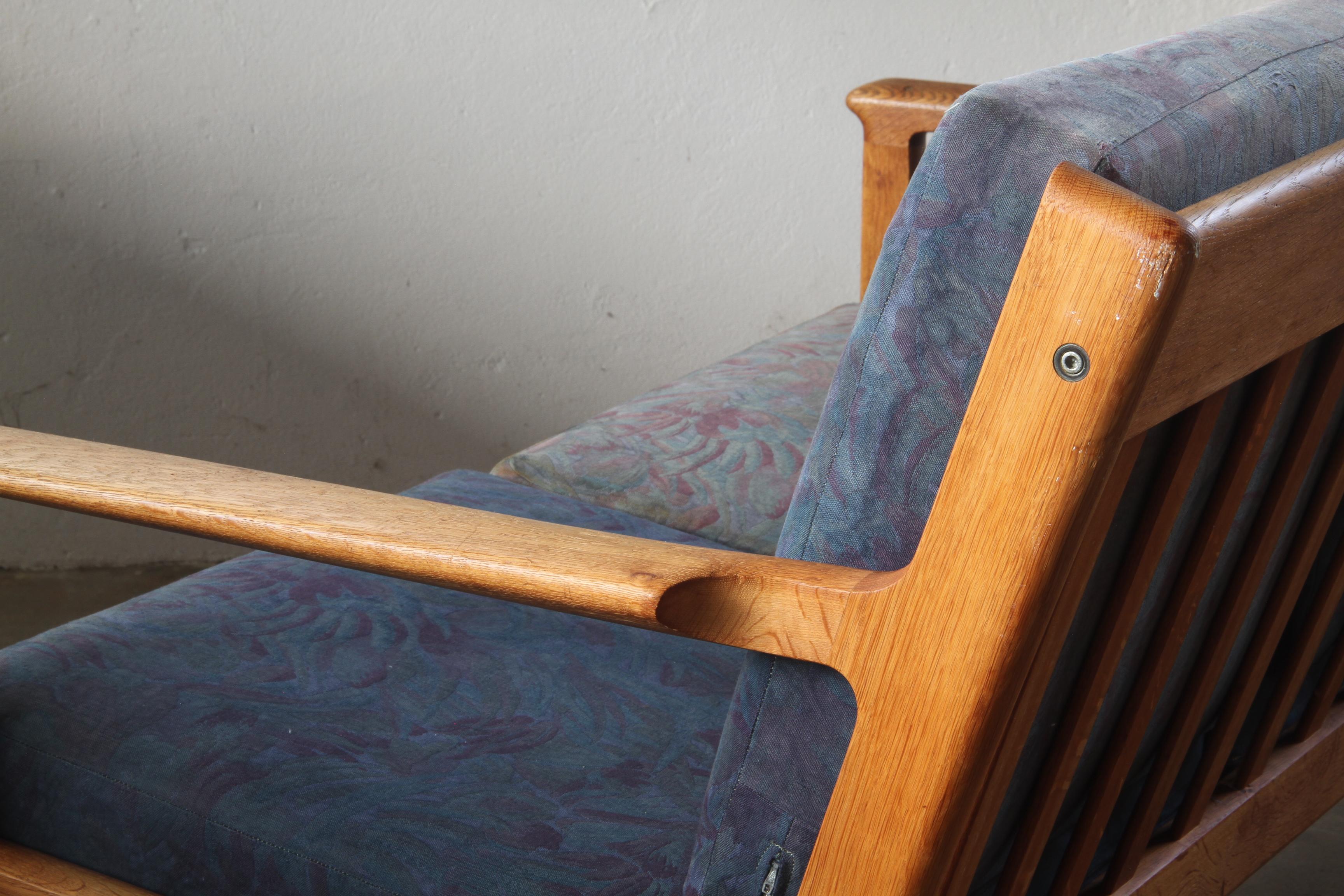 Sofá GE265 de Hans J. Wegner y GETAMA, Roble Años 60 en venta 10
