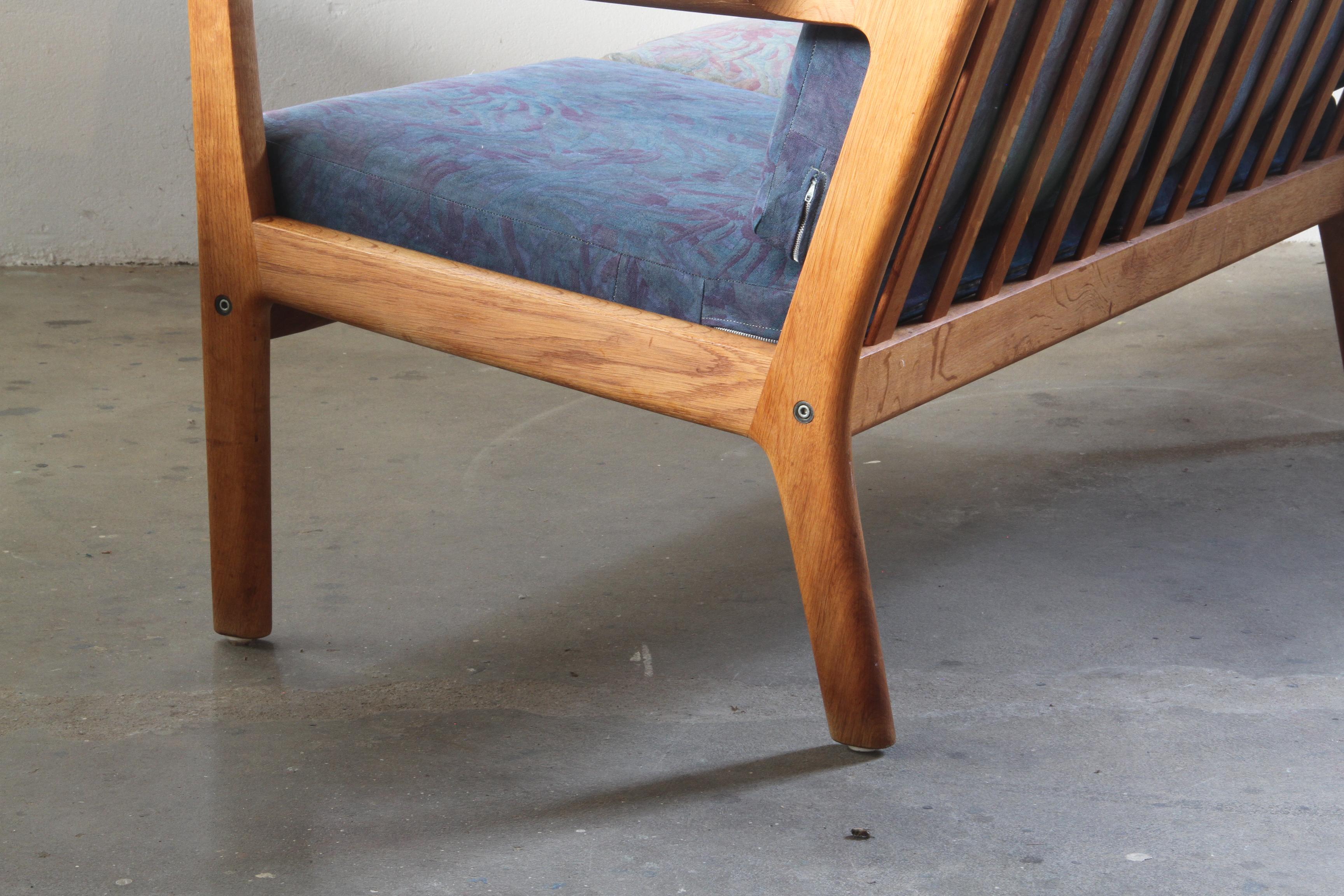 Sofá GE265 de Hans J. Wegner y GETAMA, Roble Años 60 en venta 11
