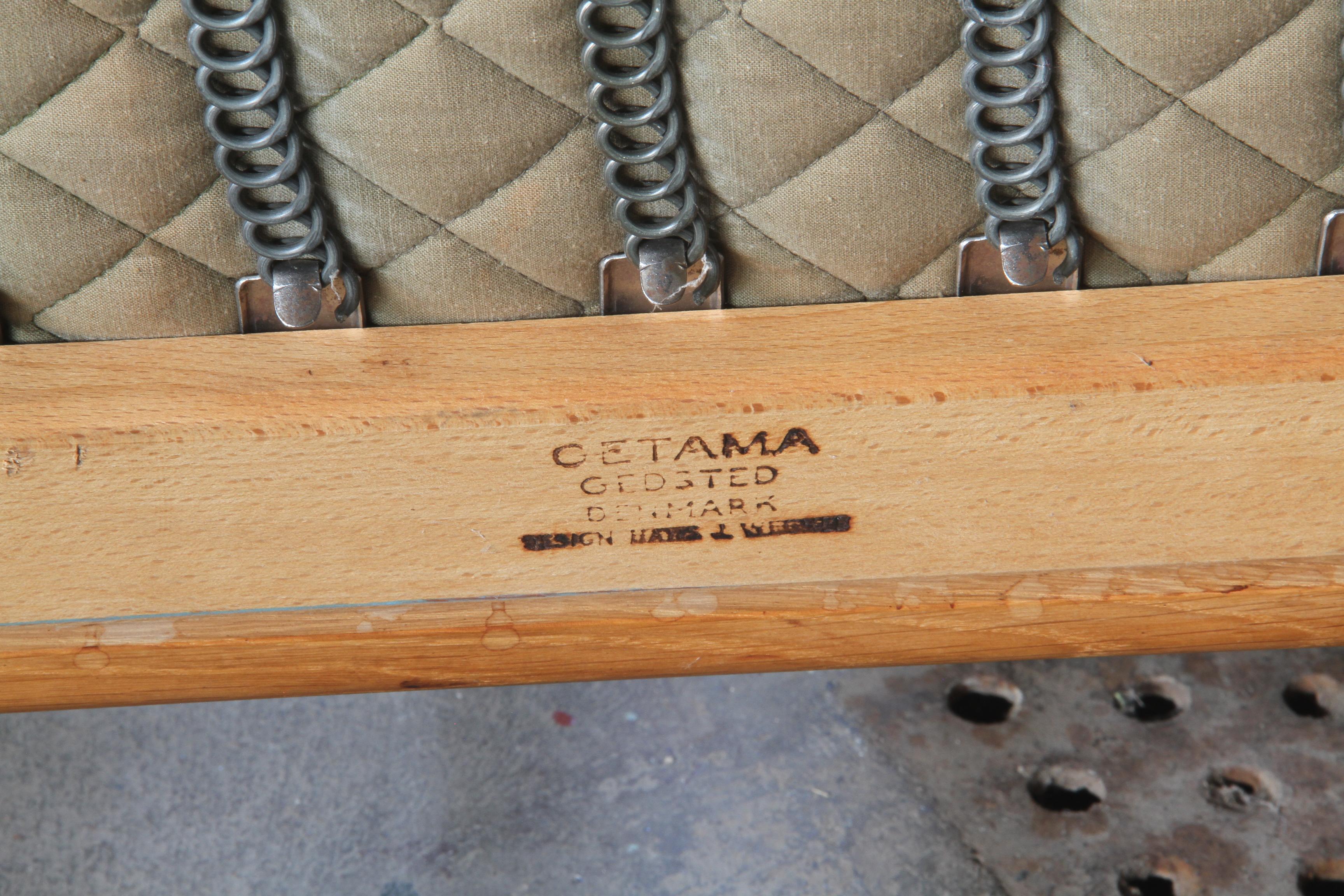 Sofá GE265 de Hans J. Wegner y GETAMA, Roble Años 60 en venta 14