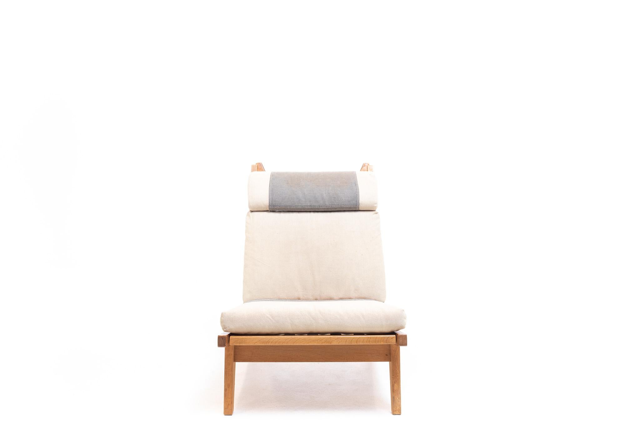 Mid-Century Modern GE370 Lounge Chair by Hans Wegner for Getama