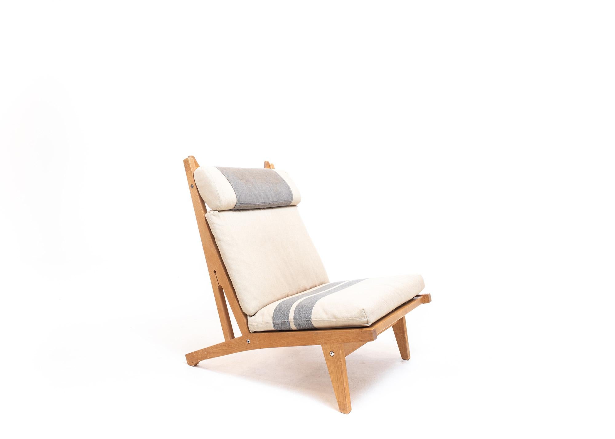 Danish GE370 Lounge Chair by Hans Wegner for Getama