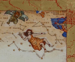 « Andromeda between the Stars », eau-forte colorée à la main avec feuille d'or, Disney