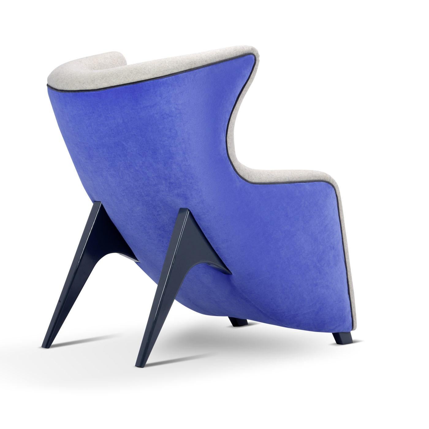 Italian Gea Low Armchair by Giovanni Tommaso Garattoni For Sale