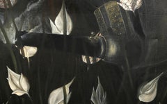 Caceria, Surrealist Mixed Media Painting by Geandy Pavon