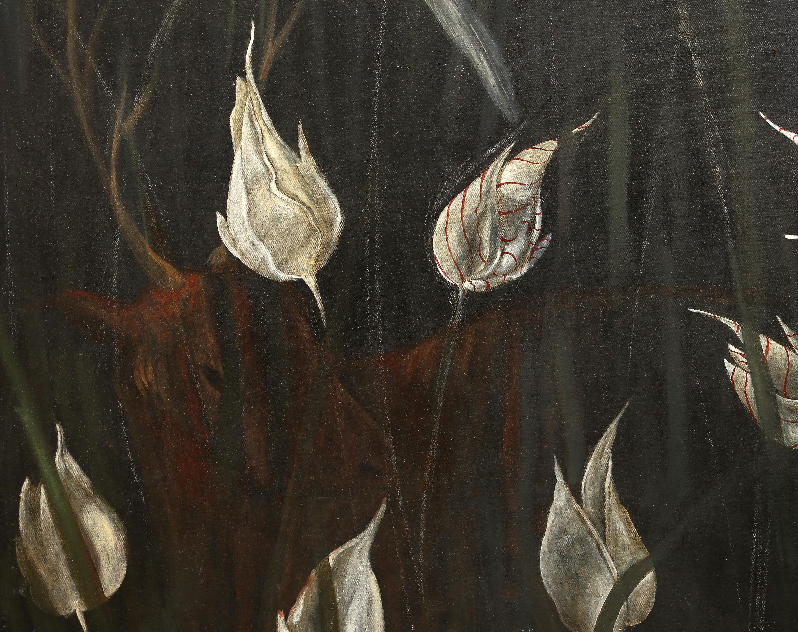 Caceria, pittura surrealista a tecnica mista di Geandy Pavon in vendita 2