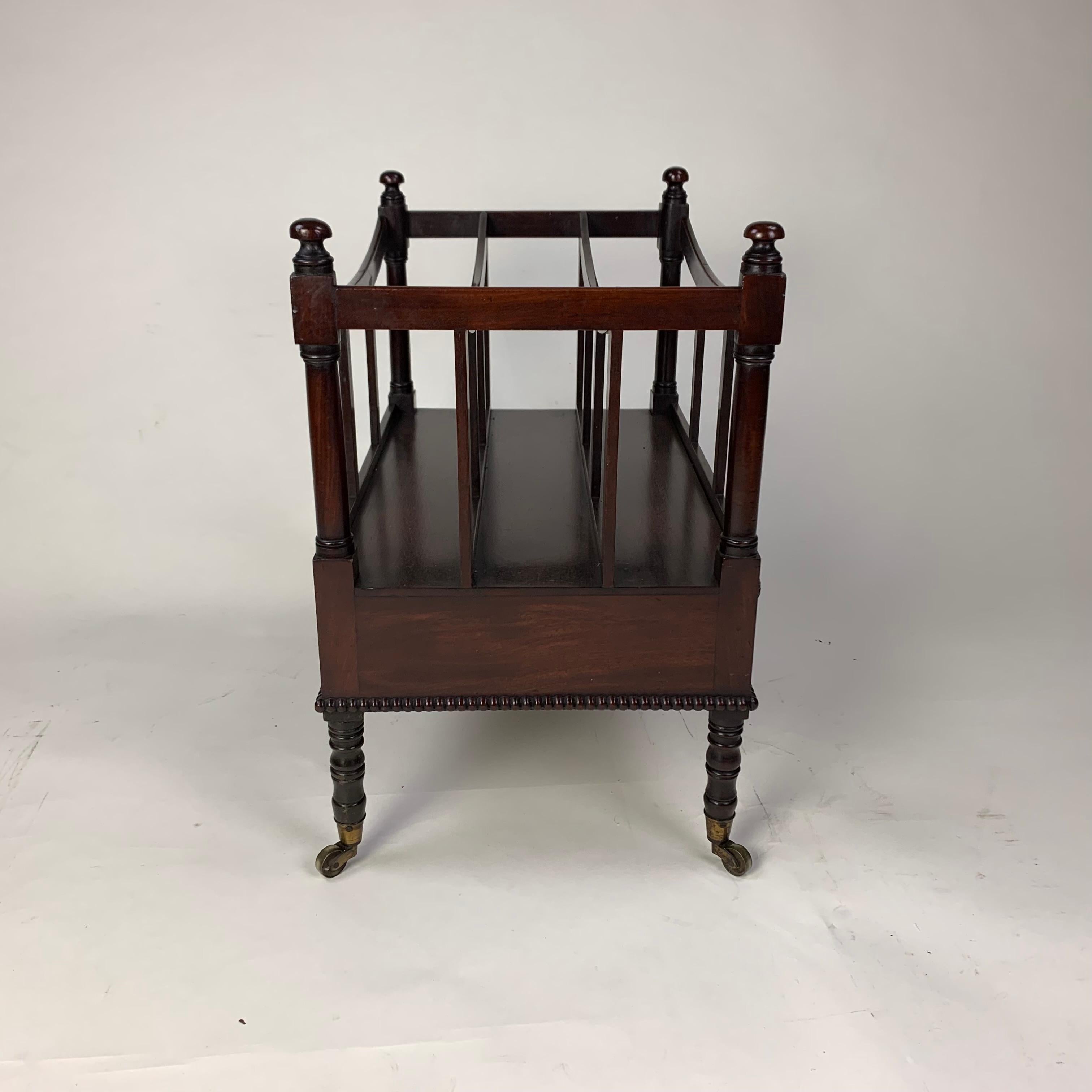 19th Century Geaorgian Mahogany Canterbury For Sale