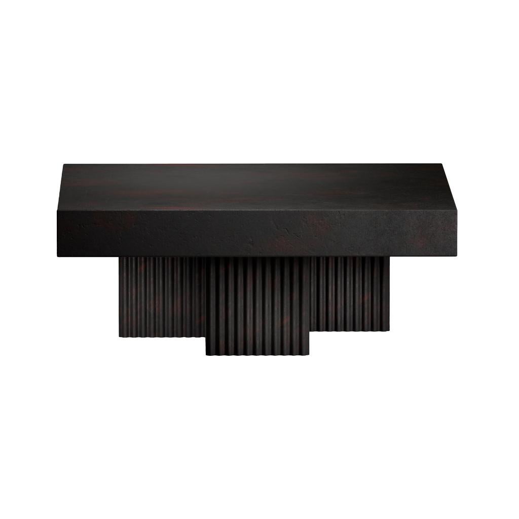 'Gear Square' Coffee Table by Norr11, Clay In New Condition For Sale In Paris, IDF