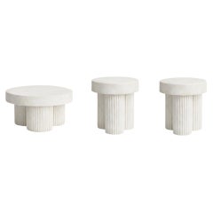 "Gear Table" par Norr11, Chalk "Set of 3"