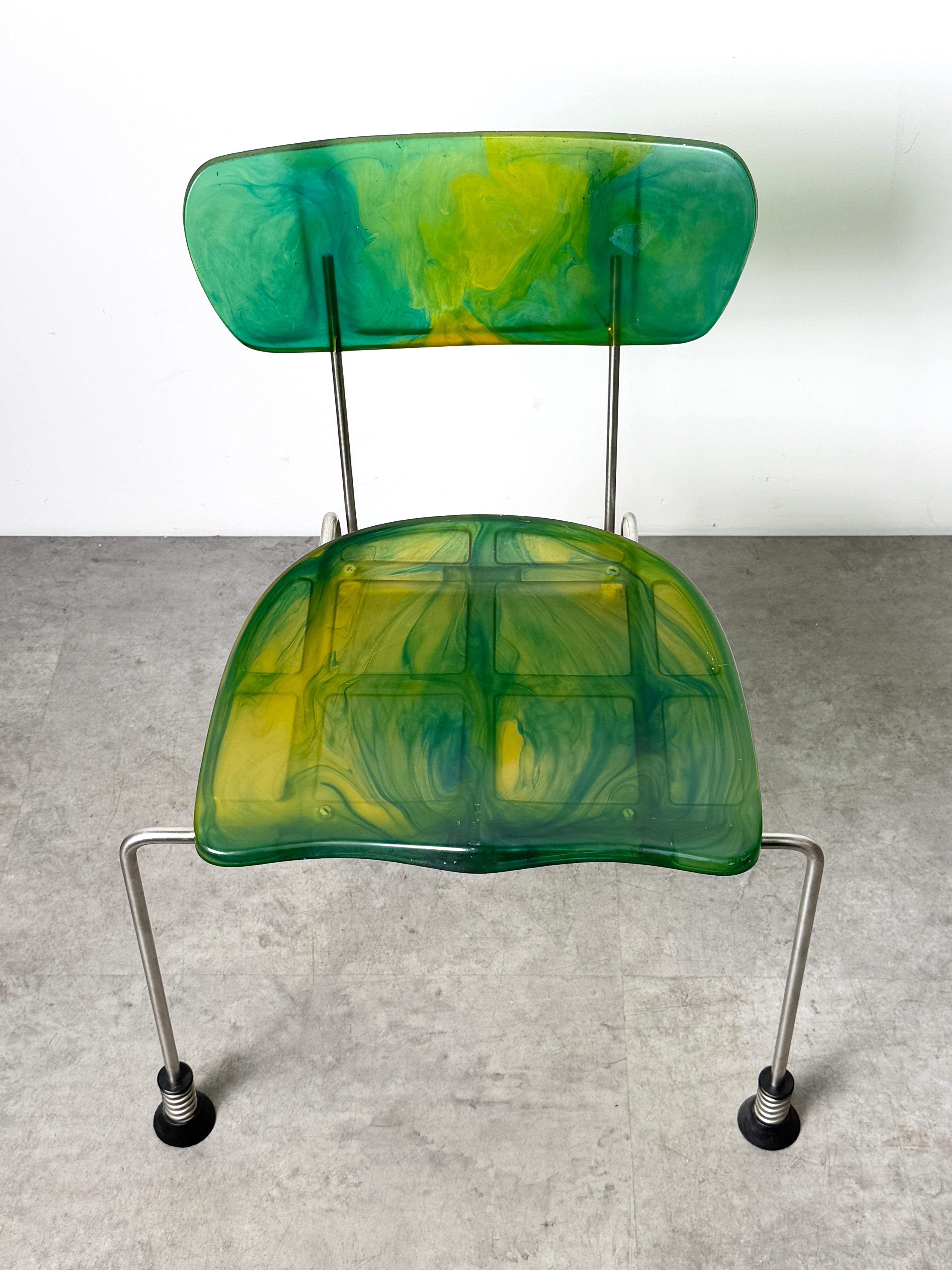 Chaise Broadway Geatano Pesce modèle 543 pour Bernini Italie 1993 Bon état à Troy, MI