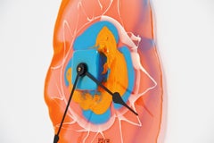 Geatano Pesce Wall Clock Fish Design Italy 1992 Orange