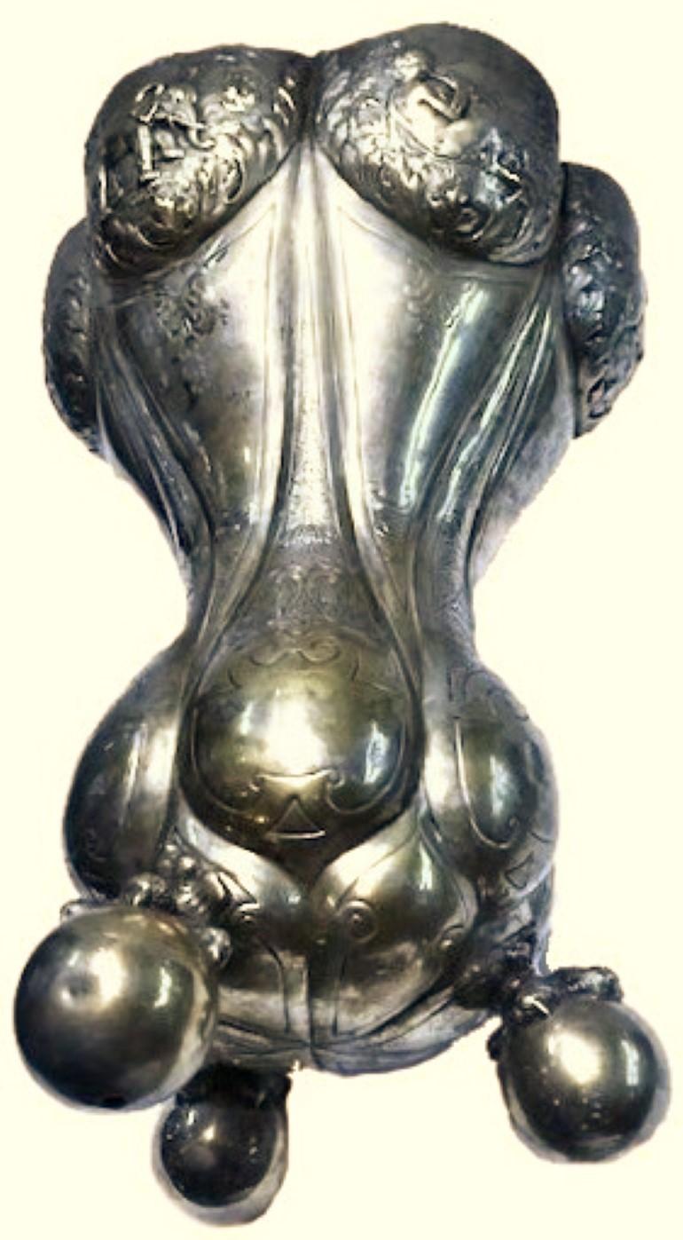 Gebruder Dingeldein, Venetian Baroque-Style Silver Vase, Hanau, 19th Century 1