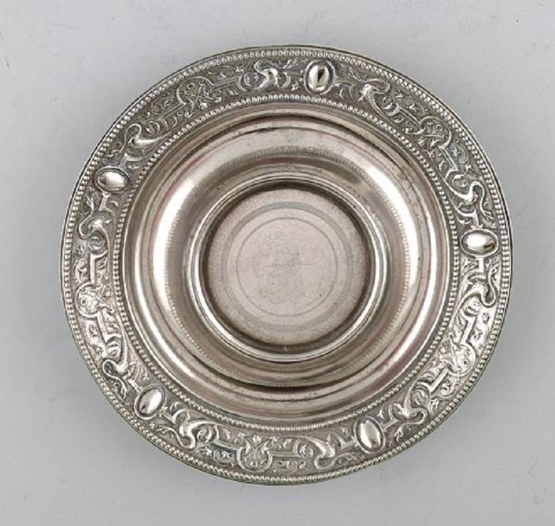 Gebrüder Friedländer, Berlin, Coffee Cup with Saucer in Silver, 19th Century 1