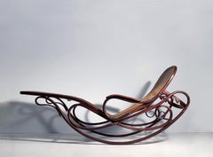 Gebruder Thonet Bentwood Rocking Chaise Lounge Chair
