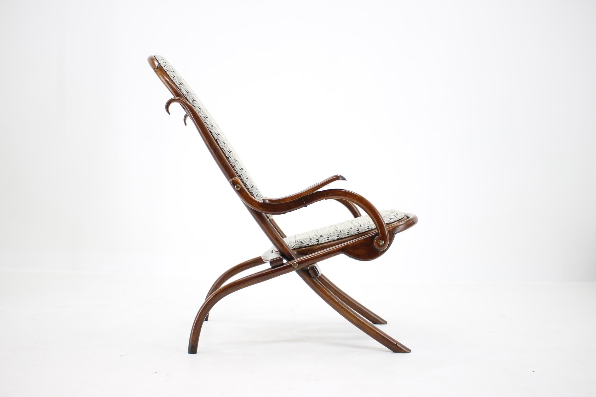 Gebrüder Thonet Folding Chair No.1, circa 1867 In Good Condition For Sale In Praha, CZ