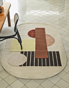 Gebrüder Thonet Vienna Around Colors Rug Brown by Paola Pastorini