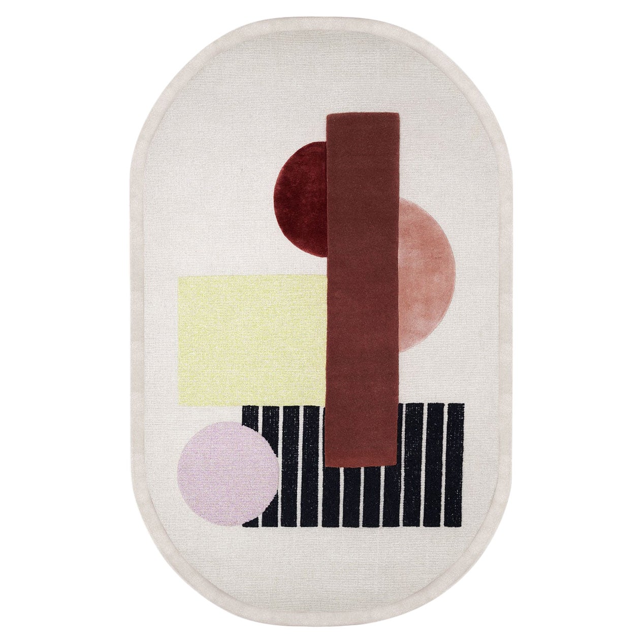 Tappeto Gebrüder Thonet Vienna Around Colors Marrone di Paola Pastorini