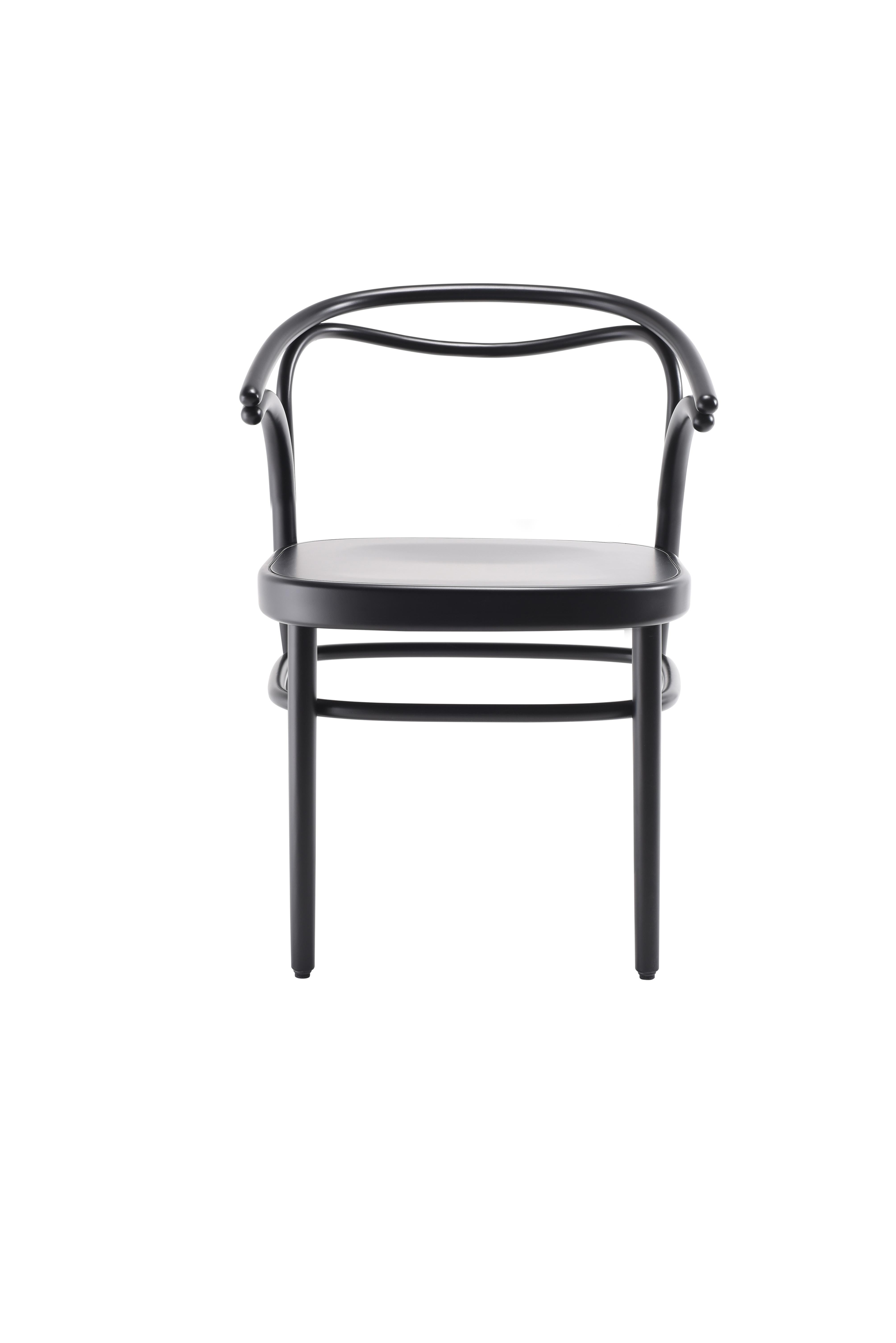 Modern Gebrüder Thonet Vienna Beaulieu Armchair with Plywood Seat by Philippe Nigro For Sale