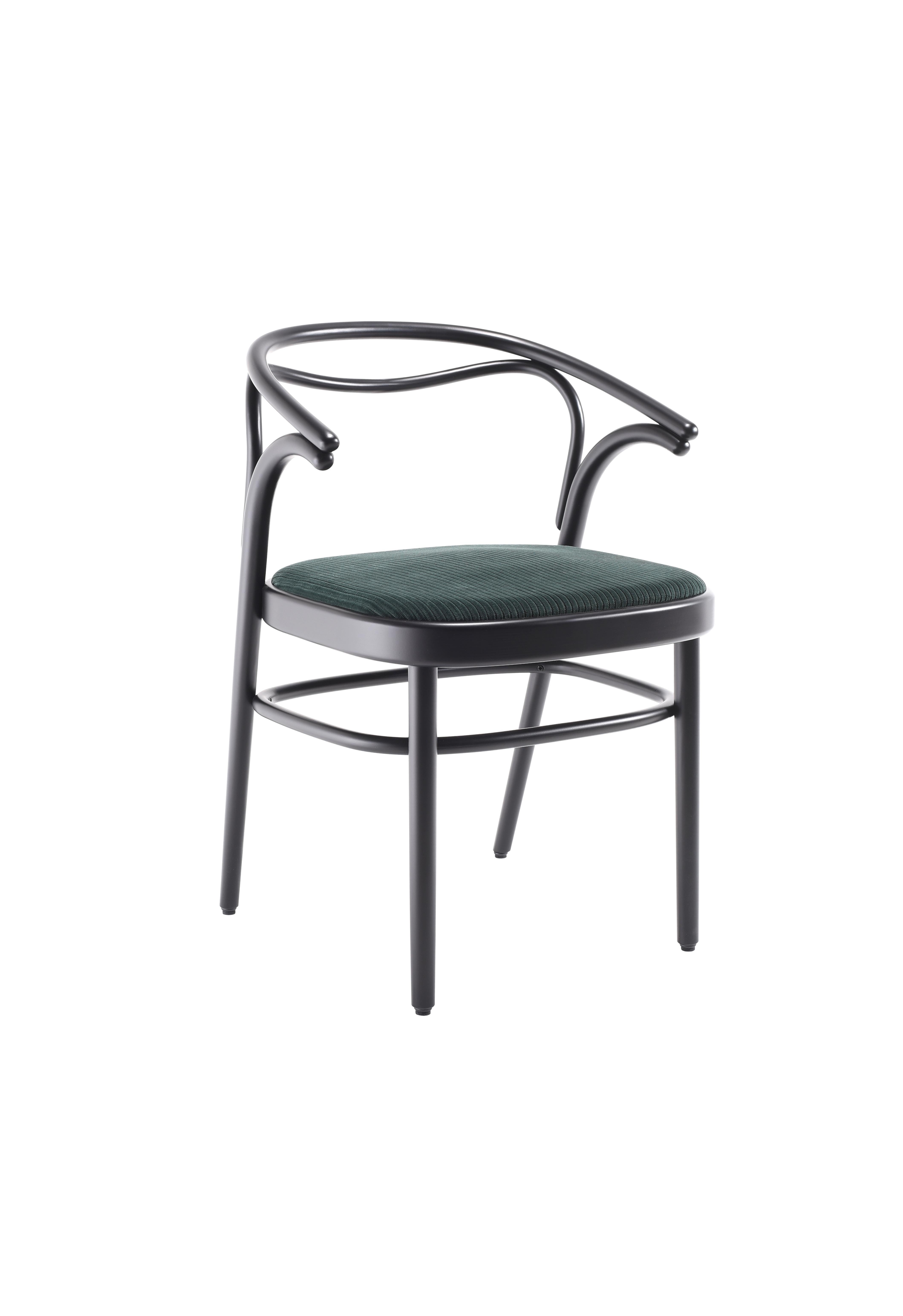 Gebrüder Thonet Vienna Beaulieu Armchair with Upholstered Seat by Philippe Nigro For Sale 6