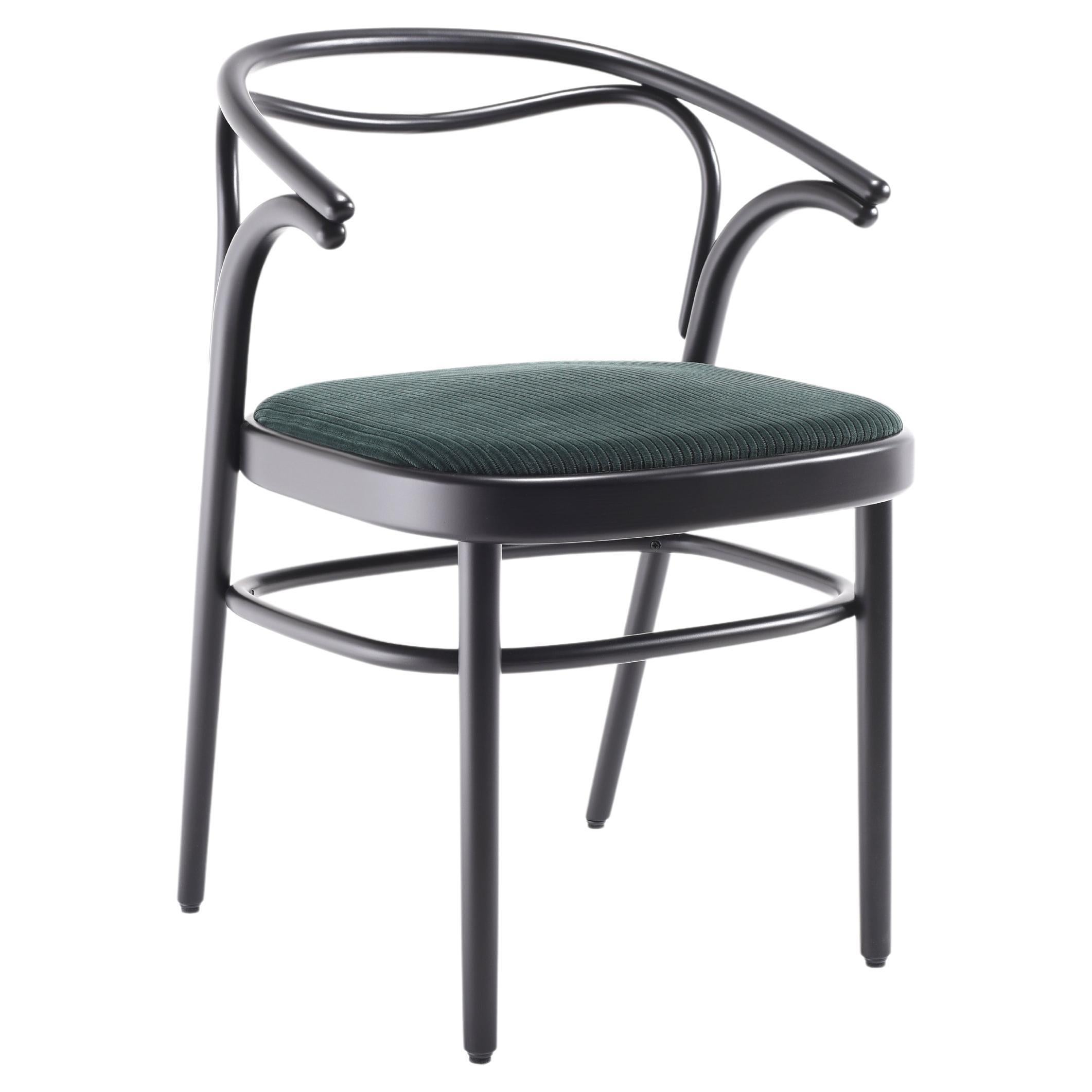 Gebrüder Thonet Vienna Beaulieu Armchair with Upholstered Seat by Philippe Nigro For Sale