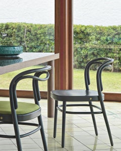 Gebrüder Thonet Vienna Beaulieu Stuhl mit sperrholzsitz von Philippe Nigro