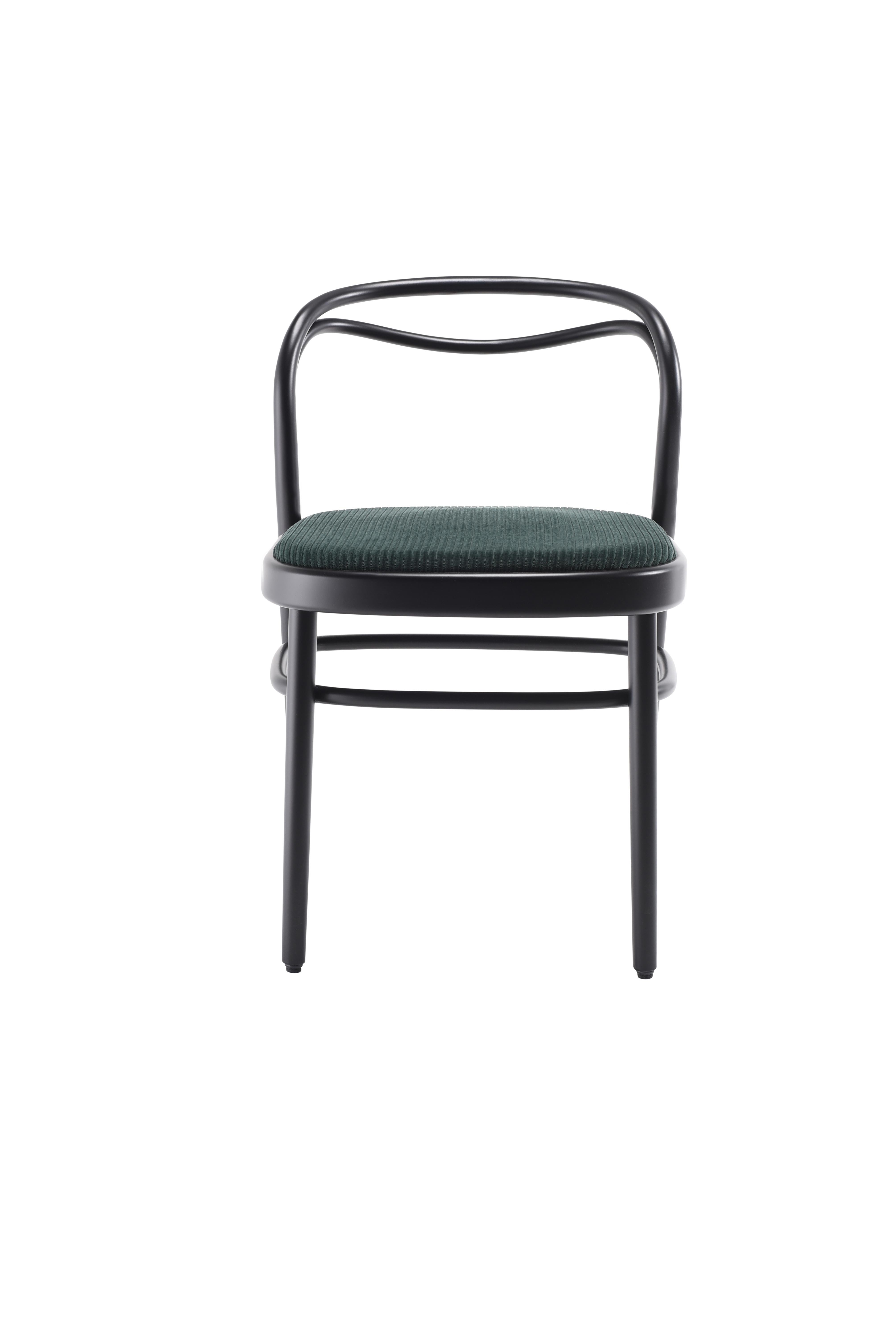 Gebrüder Thonet Vienna Beaulieu Chair with Upholstered Seat by Philippe Nigro In New Condition For Sale In Brooklyn, NY