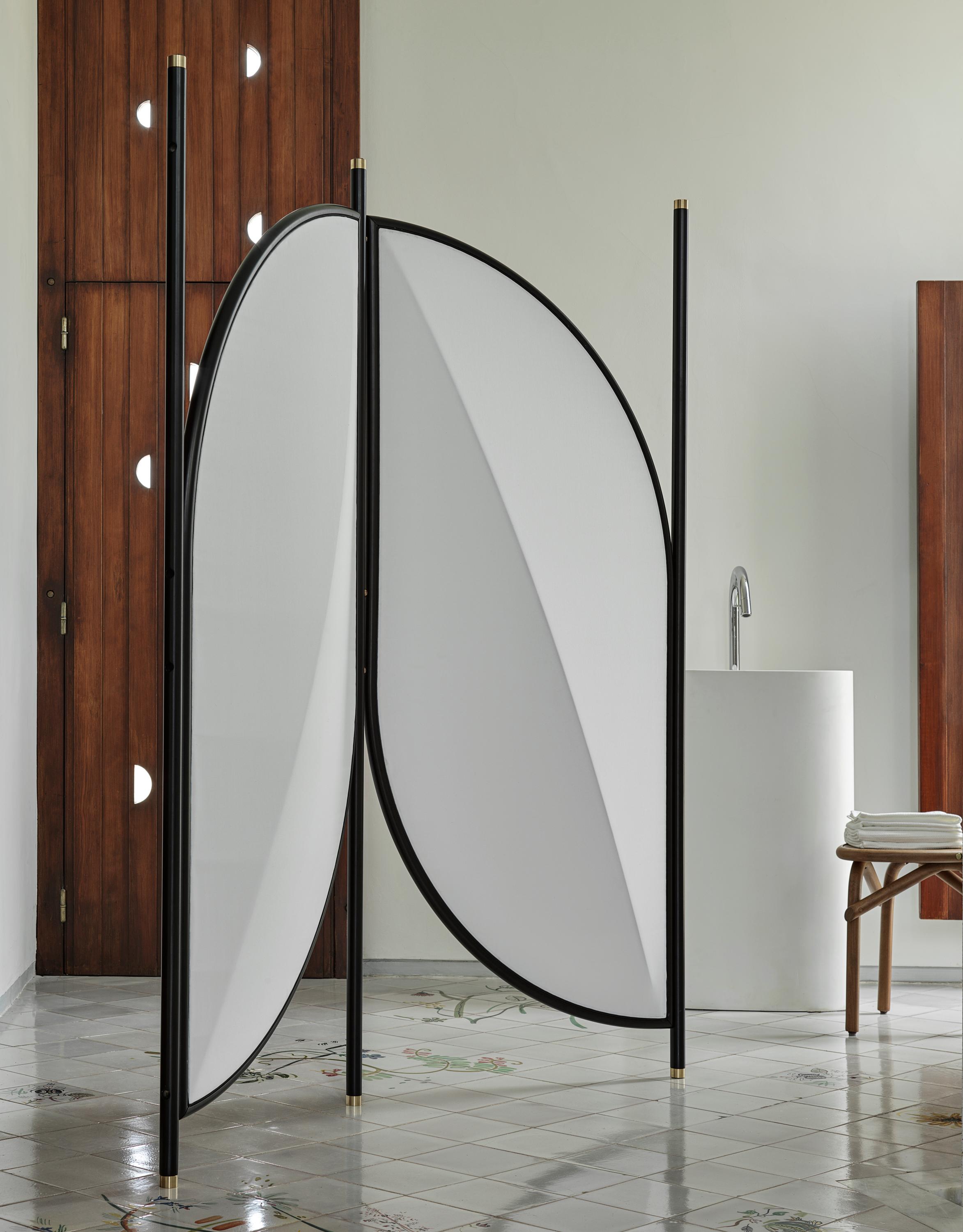 Gebrder Thonet Wien Feng  Raumteiler mit klappbarem Paravent von Testatonda im Angebot 7