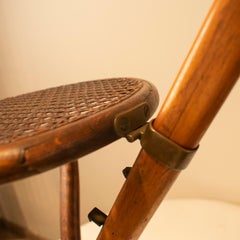 Gebrüder Thonet Vienna Folding Stool/Walking Stick