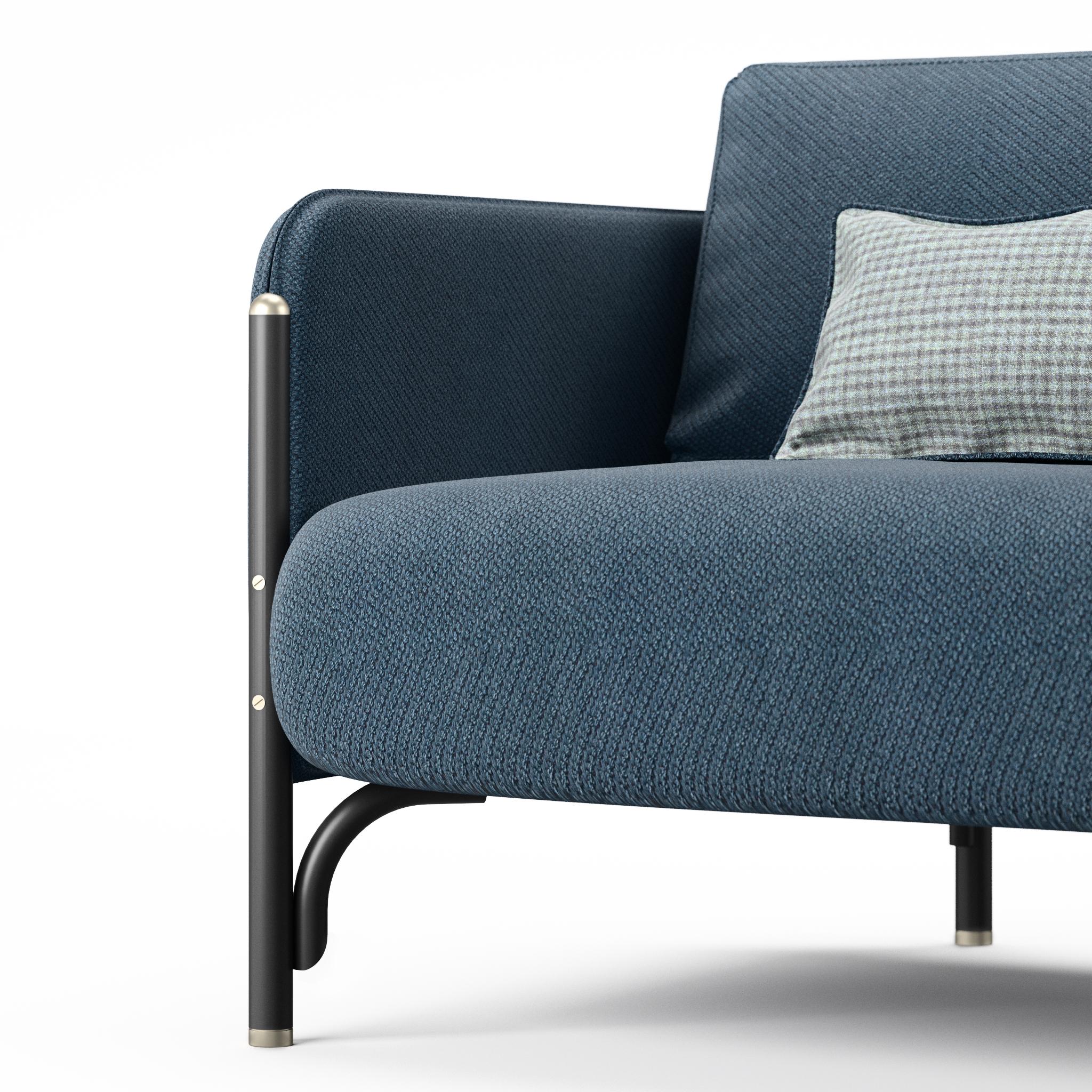 Dainelli Studio, das im Besitz des Kreativduos Leonardo und Marzia Dainelli steht, entwirft JANNIS, eine Polstermöbelkollektion, die sich hervorragend für den Auftragsgebrauch eignet.

Sofa und Loungesessel mit zwei- und dreisitzigen Sitzen, mit