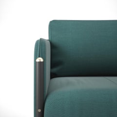 Gebrüder Thonet Vienna GmbH Jannis Lounge Chair in schiuma con rivestimento verde