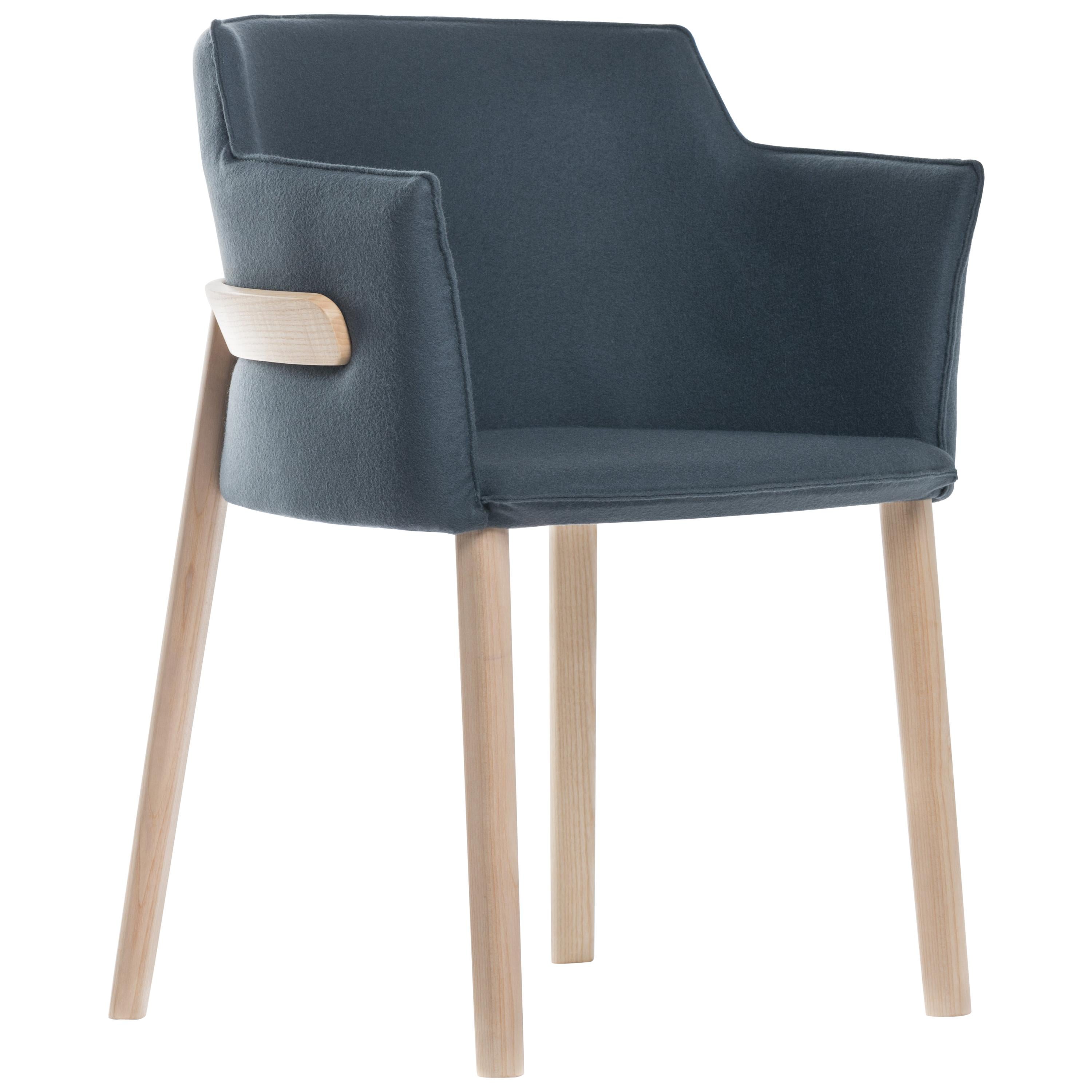 Gebrüder Thonet Vienna GmbH Pince Armchair in Beech with Upholstered Seat