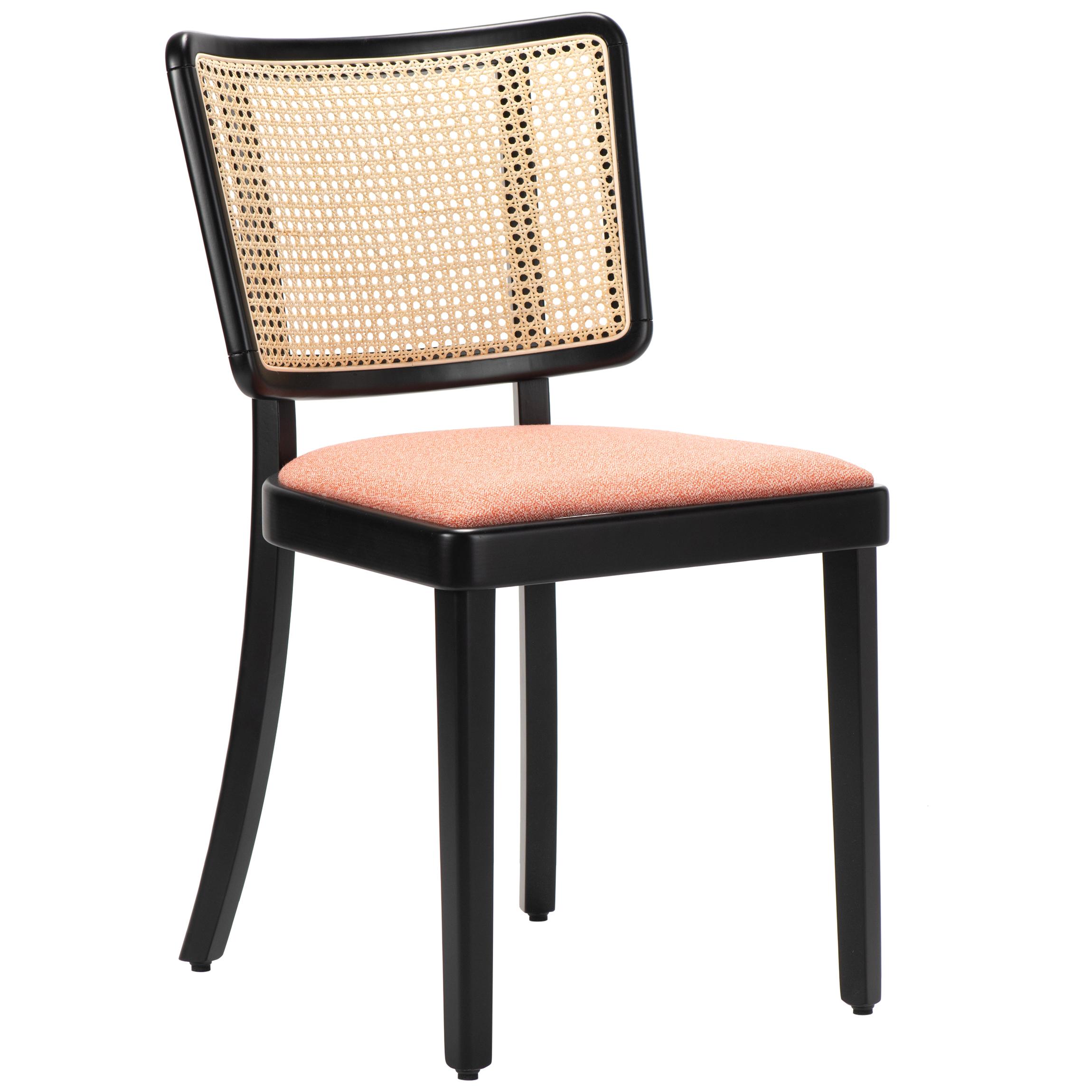 Gebrüder Thonet Vienna GmbH Solden Chair in Orange For Sale