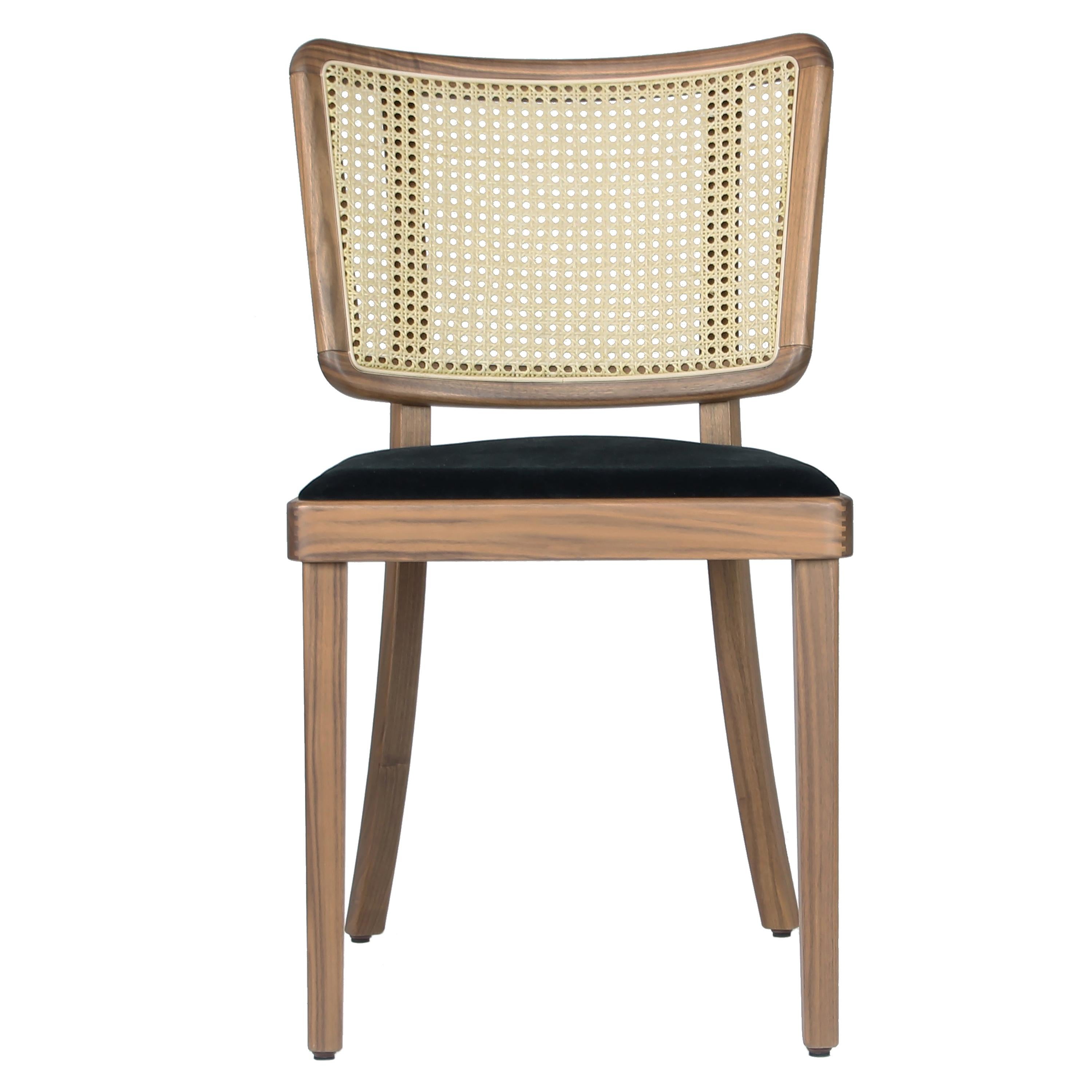 Gebrüder Thonet Vienna GmbH Solden Chair with Upholsterd Seat For Sale