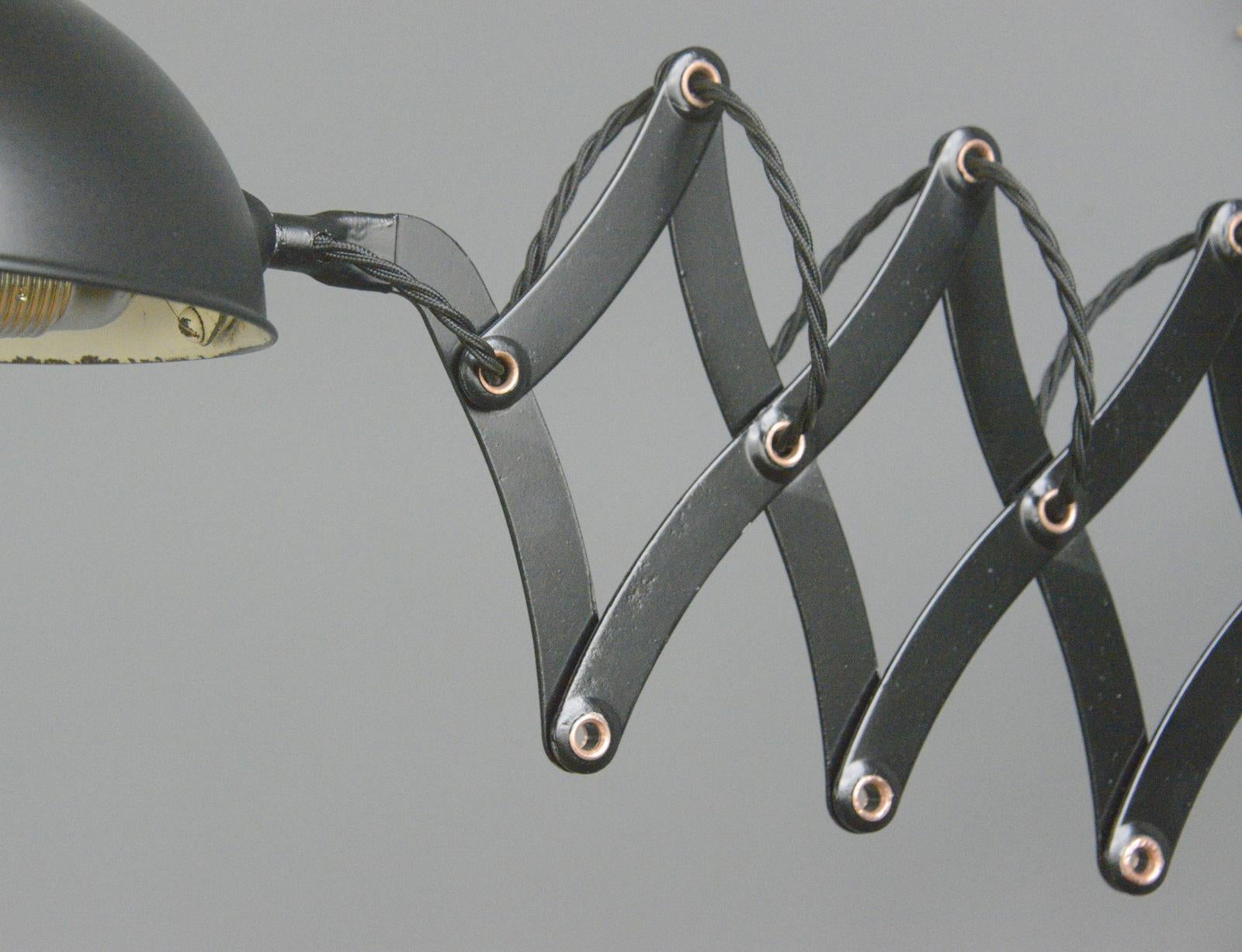 Gecos Scissor Lamp Circa 1930s 4