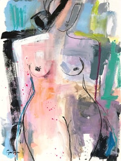 Bold and Beautiful, Modern Nude on Paper
