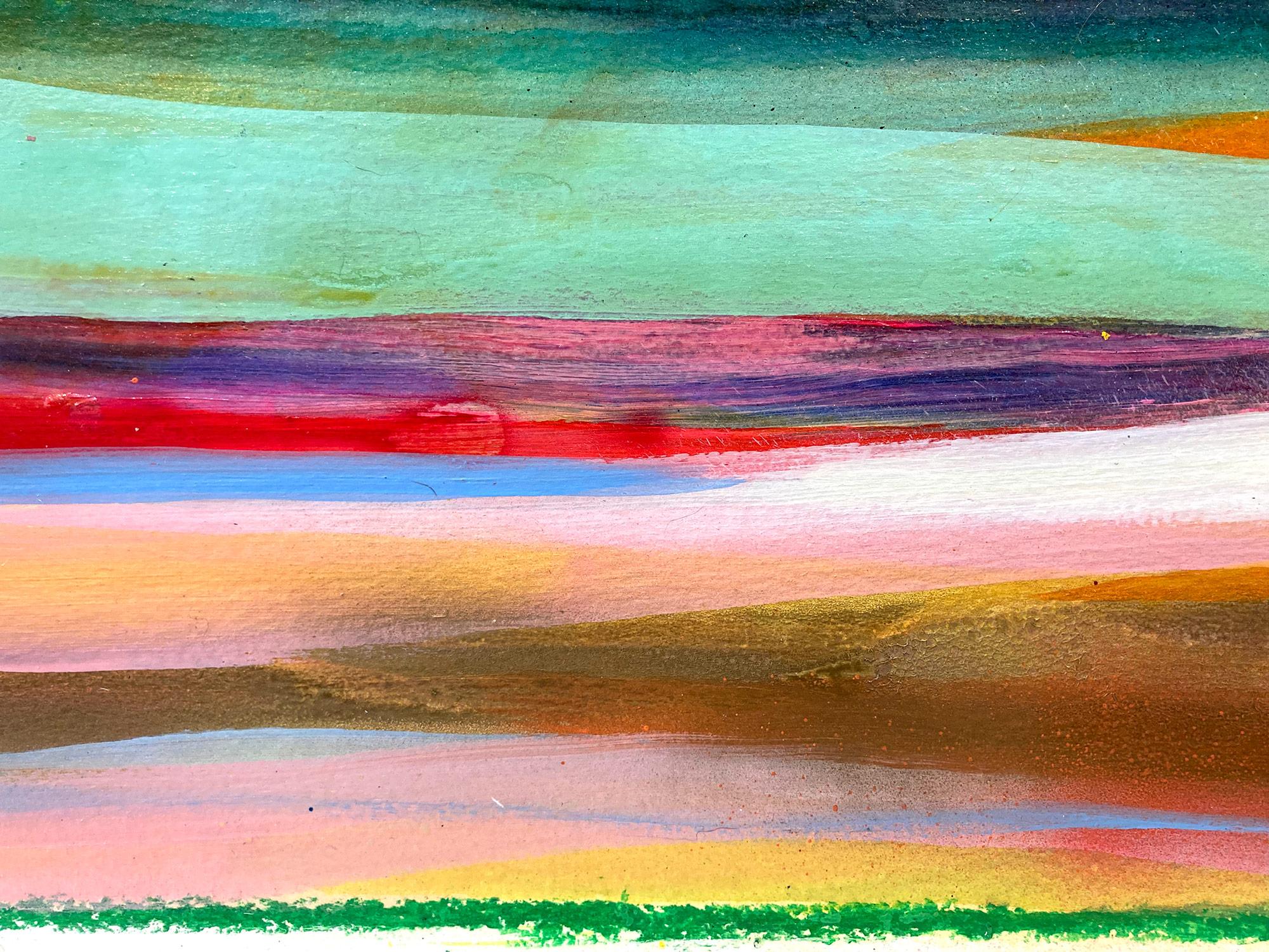« History in Full Color - Manhattan » - Peinture contemporaine colorée sur papier 2