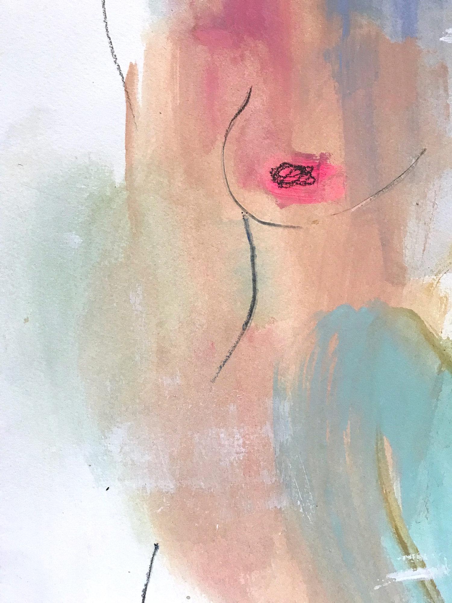 Lovely, Modern Nude on Paper 8