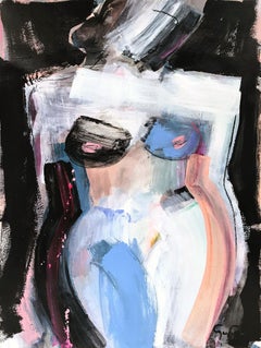 Luminescence, Modern Nude on Paper