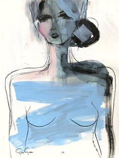 Paris, Modern Nude on Paper