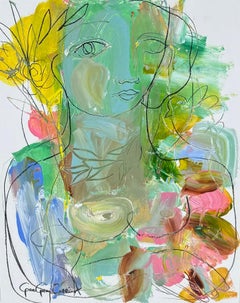 Spring Within by Gee Gee Collins Figurative Contemporary painting