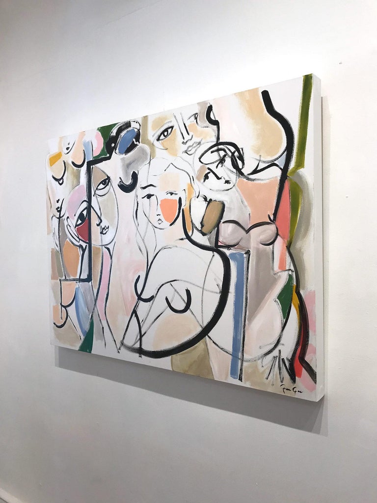Gee Gee Collins - "The Woman of Mondrian" Modernist Abstract Nudes
