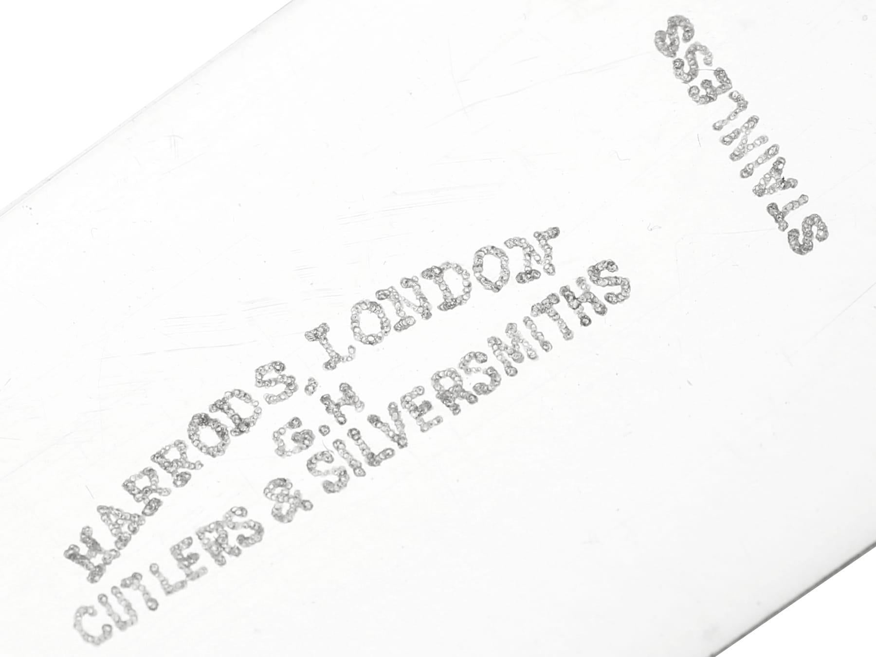 Gee & Holmes 1960s Sterling Silver Canteen of Cutlery for Six Persons 6