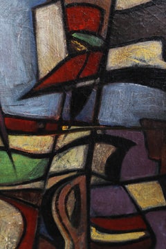 Kubistisches Stillleben, Ölgemälde von Geer van Velde