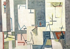 Vintage van Velde, Composition, Derrière le miroir (after)
