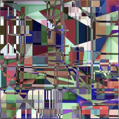 Abstract Geometrics F7 NEW, Mixed Media on Other
