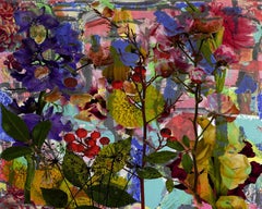 Art and nature as consolation, Mixed Media on Glass