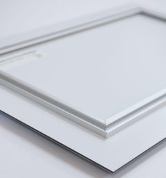 Fiore calice d'oro, tecnica mista su vetro