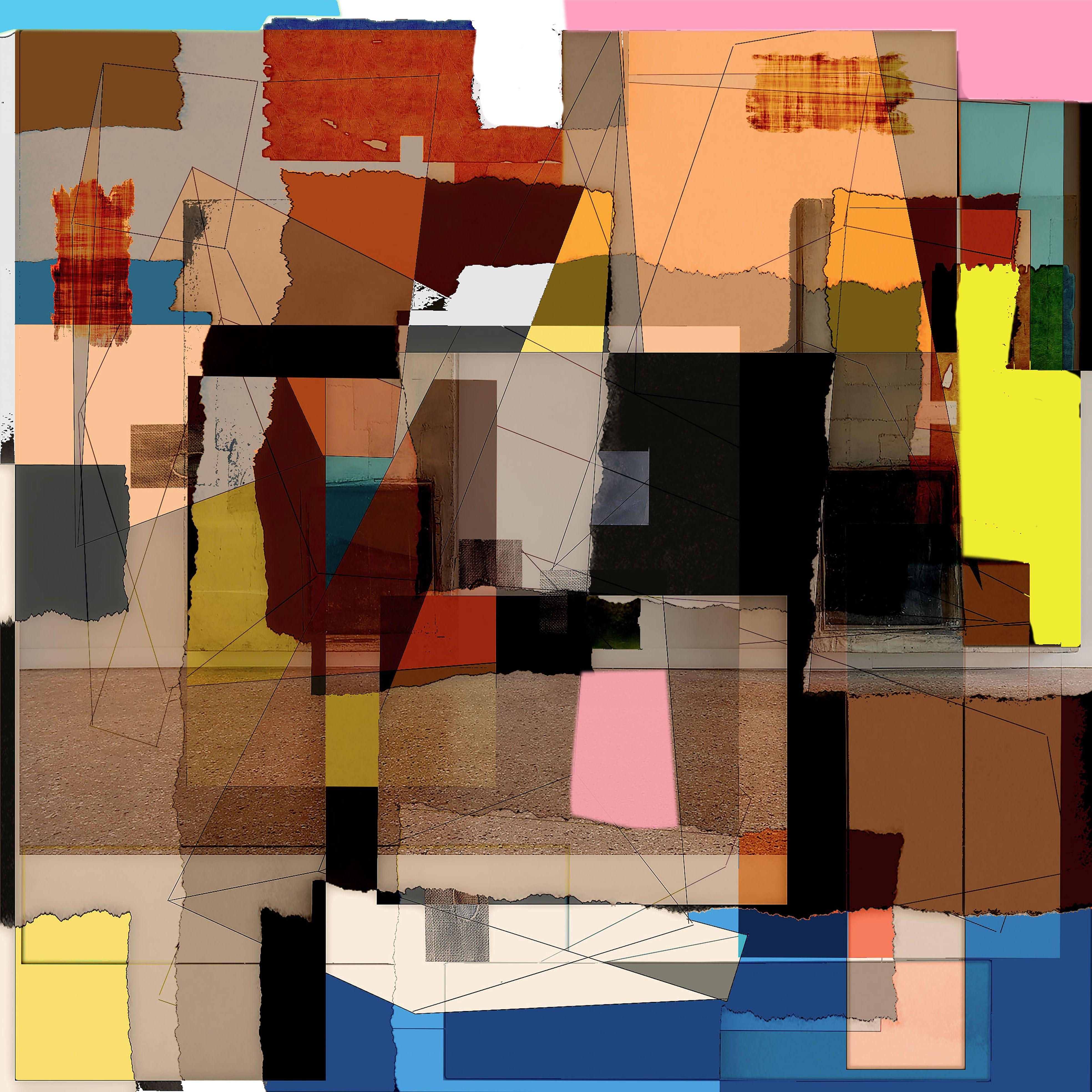 Groundplans III 5, Tecnica mista su altro - Mixed Media Art di Geert Lemmers